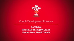 RJ Coles Wales Deaf Head Coach