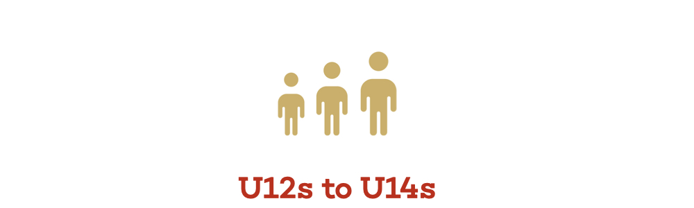 U12 to U14s