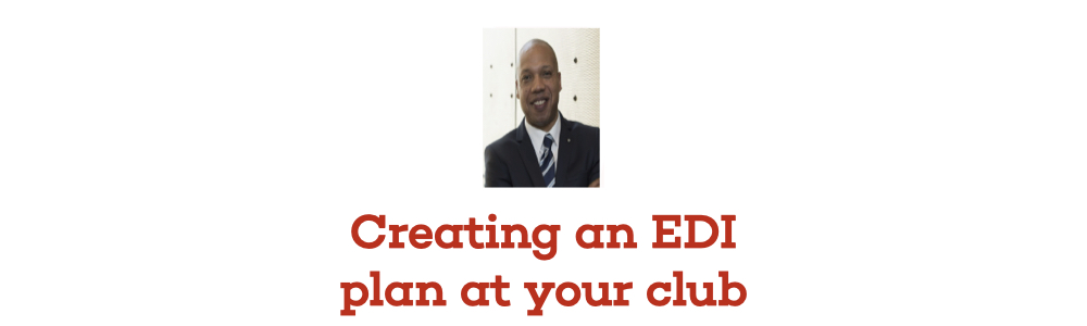 Creating an EDI plan at your club