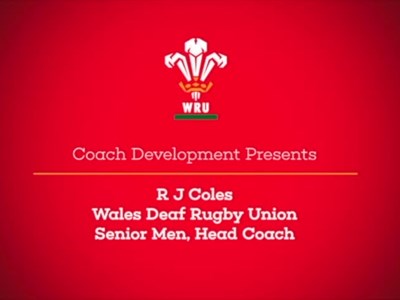 RJ Coles Wales Deaf Head Coach