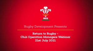 Club Operation Managers Webinar 21st July 2021